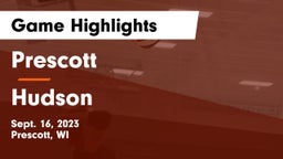 Prescott  vs Hudson  Game Highlights - Sept. 16, 2023