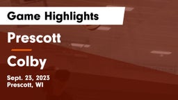 Prescott  vs Colby  Game Highlights - Sept. 23, 2023