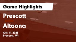 Prescott  vs Altoona  Game Highlights - Oct. 5, 2023