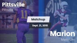 Matchup: Pittsville vs. Marion  2018