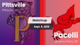 Matchup: Pittsville vs. Pacelli  2019