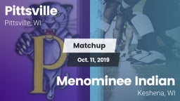 Matchup: Pittsville vs. Menominee Indian  2019