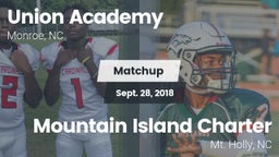 Matchup: Union Academy vs. Mountain Island Charter  2018