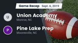 Recap: Union Academy  vs. Pine Lake Prep  2019
