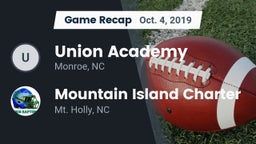 Recap: Union Academy  vs. Mountain Island Charter  2019