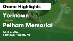 Yorktown  vs Pelham Memorial  Game Highlights - April 8, 2023