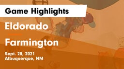 Eldorado  vs Farmington  Game Highlights - Sept. 28, 2021