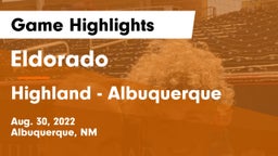 Eldorado  vs Highland  - Albuquerque Game Highlights - Aug. 30, 2022