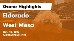 Eldorado  vs West Mesa  Game Highlights - Oct. 18, 2022