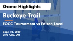 Buckeye Trail  vs EOCC Tournament vs Edison Local Game Highlights - Sept. 21, 2019