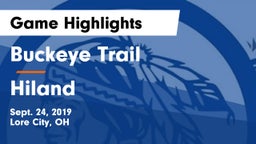 Buckeye Trail  vs Hiland  Game Highlights - Sept. 24, 2019