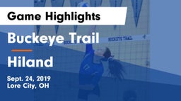 Buckeye Trail  vs Hiland  Game Highlights - Sept. 24, 2019
