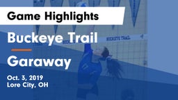 Buckeye Trail  vs Garaway  Game Highlights - Oct. 3, 2019