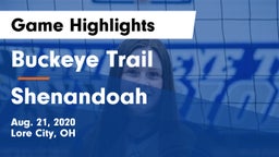 Buckeye Trail  vs Shenandoah  Game Highlights - Aug. 21, 2020