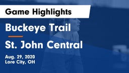 Buckeye Trail  vs St. John Central Game Highlights - Aug. 29, 2020