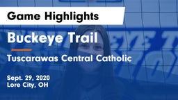 Buckeye Trail  vs Tuscarawas Central Catholic Game Highlights - Sept. 29, 2020