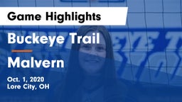 Buckeye Trail  vs Malvern Game Highlights - Oct. 1, 2020