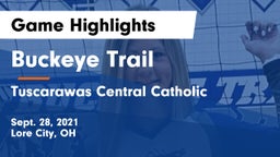 Buckeye Trail  vs Tuscarawas Central Catholic  Game Highlights - Sept. 28, 2021
