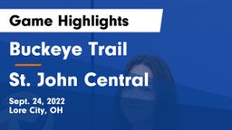 Buckeye Trail  vs St. John Central Game Highlights - Sept. 24, 2022