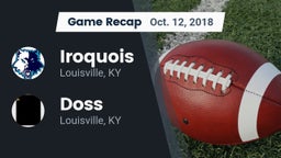 Recap: Iroquois  vs. Doss  2018