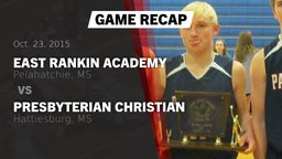 Recap: East Rankin Academy  vs. Presbyterian Christian  2015