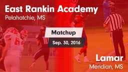 Matchup: East Rankin Academy vs. Lamar  2016
