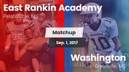 Matchup: East Rankin Academy vs. Washington  2016