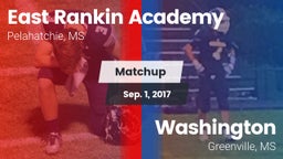Matchup: East Rankin Academy vs. Washington  2017