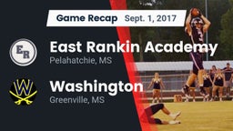 Recap: East Rankin Academy  vs. Washington  2017