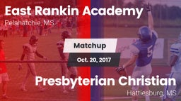 Matchup: East Rankin Academy vs. Presbyterian Christian  2017
