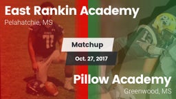 Matchup: East Rankin Academy vs. Pillow Academy 2016