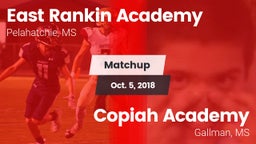 Matchup: East Rankin Academy vs. Copiah Academy  2018