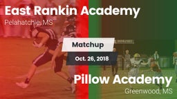 Matchup: East Rankin Academy vs. Pillow Academy 2018