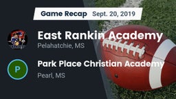 Recap: East Rankin Academy  vs. Park Place Christian Academy  2019