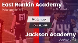 Matchup: East Rankin Academy vs. Jackson Academy  2019