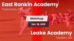 Matchup: East Rankin Academy vs. Leake Academy  2019