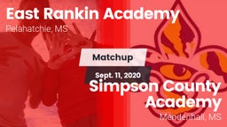 Matchup: East Rankin Academy vs. Simpson County Academy 2020