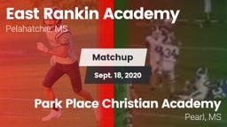 Matchup: East Rankin Academy vs. Park Place Christian Academy  2020