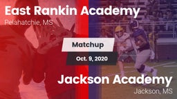 Matchup: East Rankin Academy vs. Jackson Academy  2020