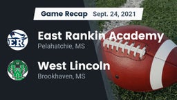 Recap: East Rankin Academy  vs. West Lincoln  2021