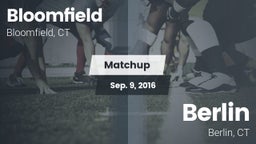 Matchup: Bloomfield vs. Berlin  2016