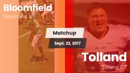 Matchup: Bloomfield vs. Tolland  2017