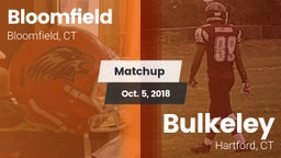 Matchup: Bloomfield vs. Bulkeley  2018