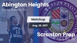 Matchup: Abington Heights vs. Scranton Prep  2017