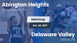 Matchup: Abington Heights vs. Delaware Valley  2017