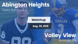 Matchup: Abington Heights vs. Valley View  2019