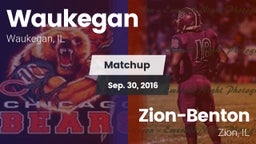 Matchup: Waukegan vs. Zion-Benton  2016