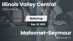 Matchup: Illinois Valley Cent vs. Mahomet-Seymour  2016