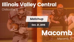 Matchup: Illinois Valley Cent vs. Macomb  2016