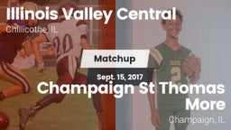 Matchup: Illinois Valley Cent vs. Champaign St Thomas More  2017